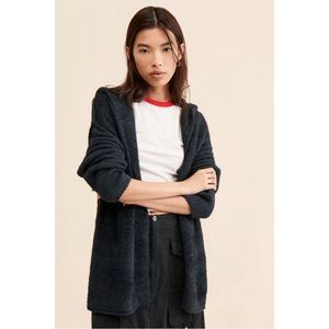 Urban Outfitters Slouchy Knit Hooded Cardigan